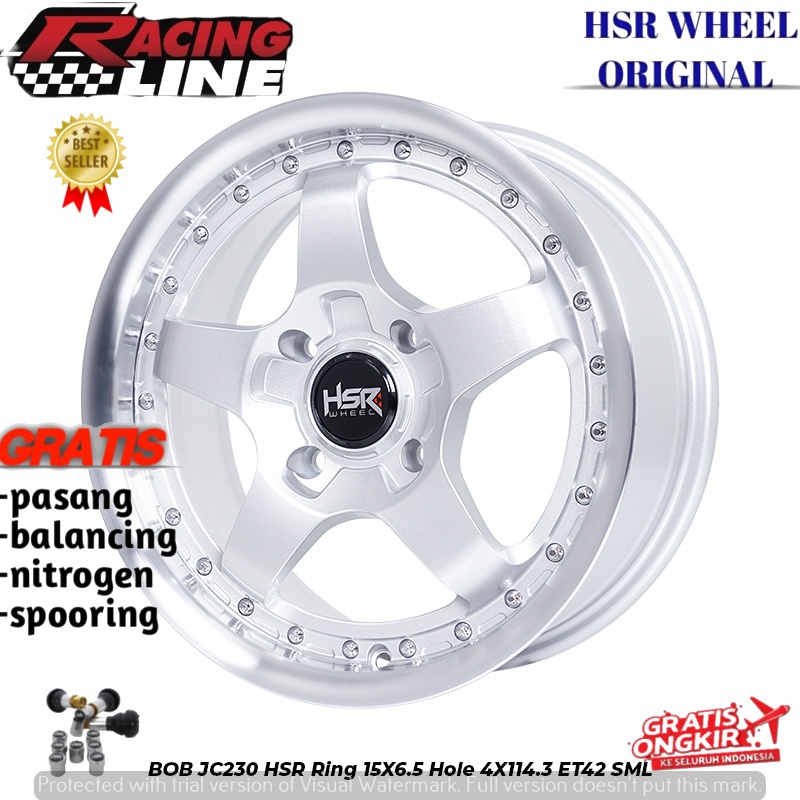 Velg Mobil Racing R15 Cocok Untuk Attivo Optra Carrent Avanza Xenia Veloz Evalia Livina Carry Livina