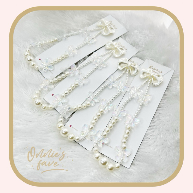 JINJU pearl phonestraps | strap HP korea mutiara ringan | phone charm | gantungan HP
