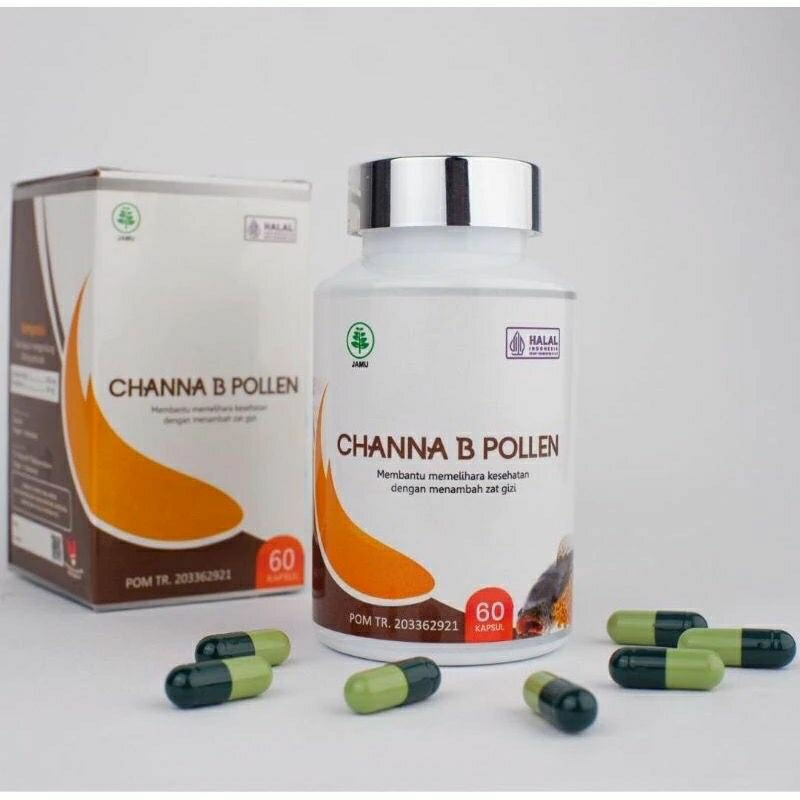 Kapsul Chana Bee (Kapsul Ikan Kutuk plus Bee Pollen)