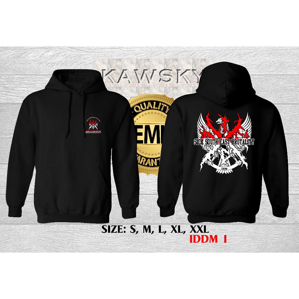SWEATER INDONESIAN DEATH METAL IDDM // SWITER BAJU INDONESIA DEATHMETAL DISTRO PREMIUM