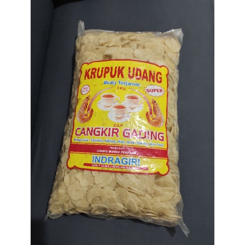 

Krupuk udang asli khas Indragiri, berat 250 gram
