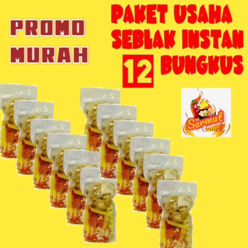 

PAKET USAHA SEBLAK INSTAN12 BUNGKUS