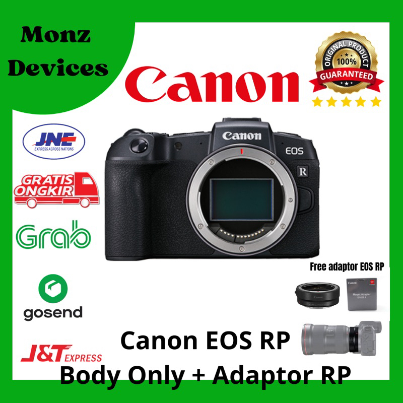 Canon EOS RP Body Only / Kamera Canon RP BO/ Camera EOS RP/ Kamera Canon