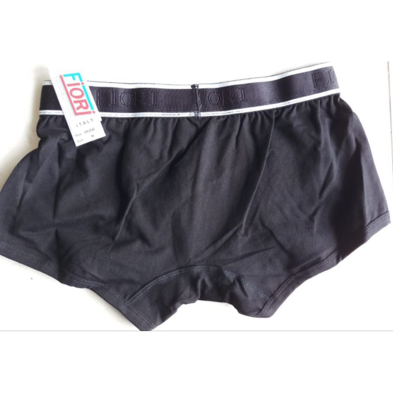 FIORI Boxer BRUNO Black | Boxer Celana Pendek Pria | Celana Dalam Boxer