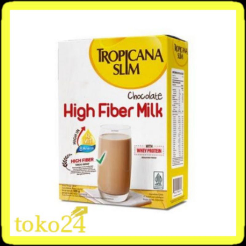 

Tropicana Slim High Fiber Milk Chocolate 500 gr