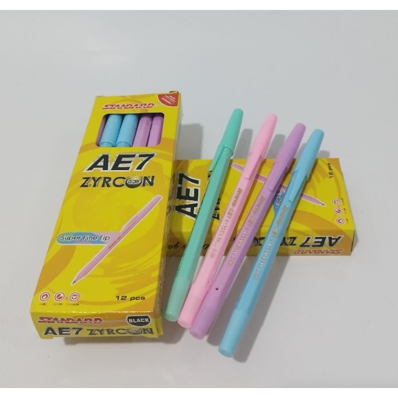 

pulpen AE 7 ZYRCON ISI 12 PCS