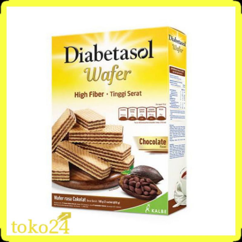 

Diabetasol Wafer Chocolate 100 gr