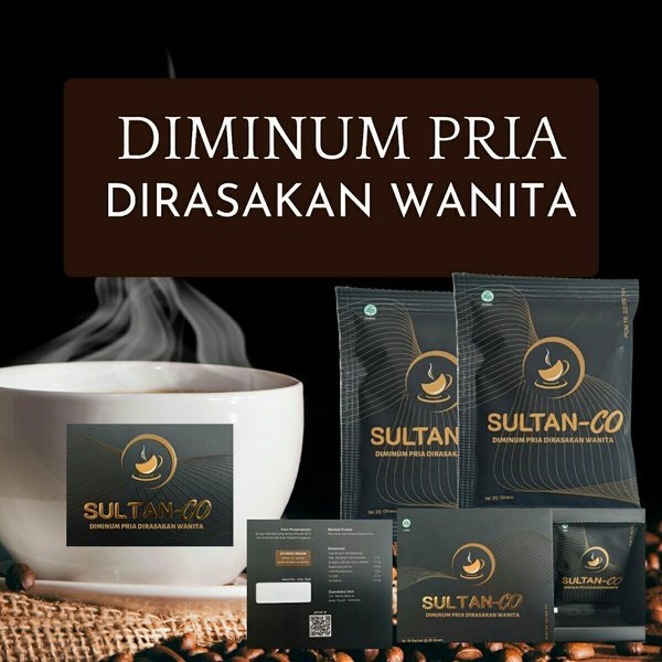 

Kopi Sultan-CO Asli 1box isi 10 Sachet