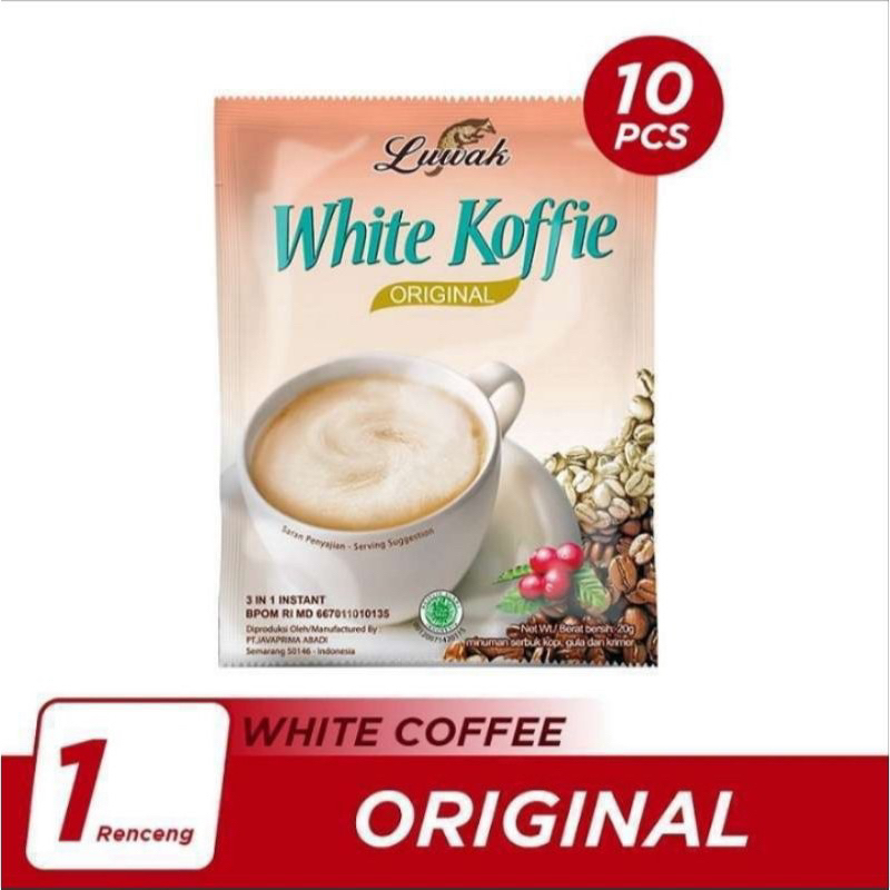 

Luwak White Koffie (1 Renteng Isi 10 Sachet)