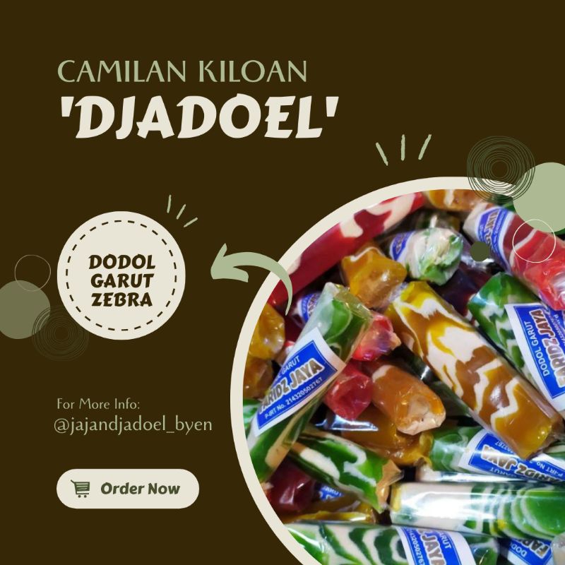 

DODOL GARUT ZEBRA khas Garut | dodol enak murah legit