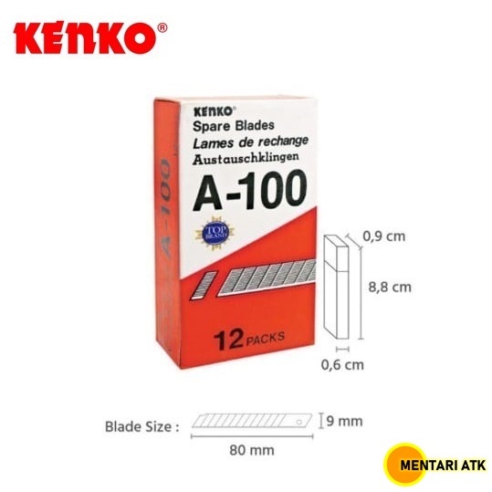 

Isi Cutter Kecil 9 mm Kenko A100