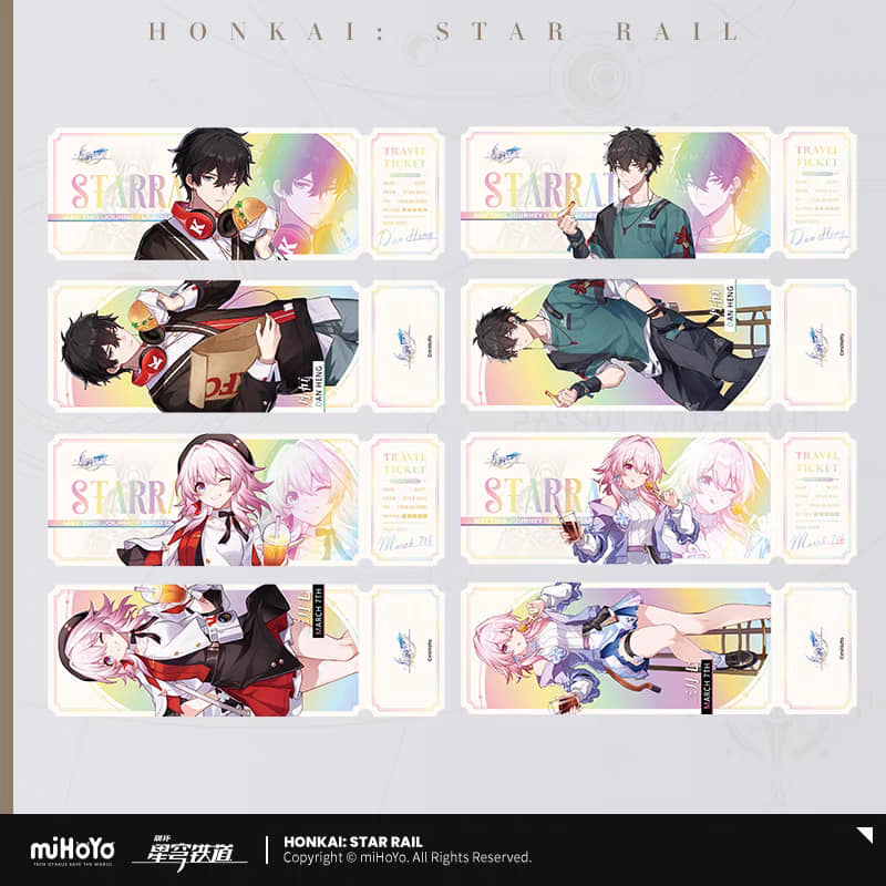 [Pre order] - Honkai Star Rail Ticket Hologram