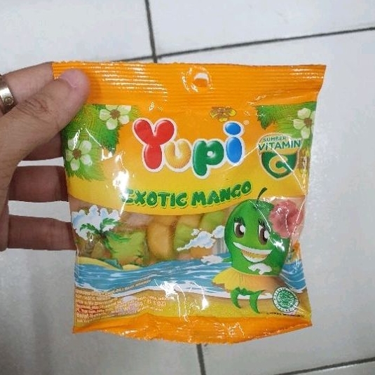 

Yupi permen gummy rasa Mangga Mango 45gr