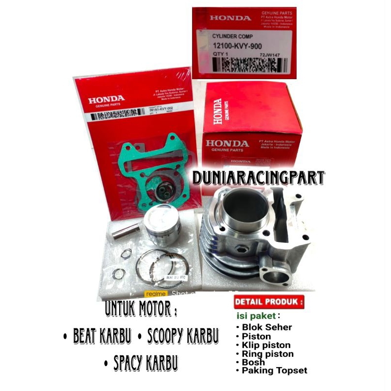 HKS (FreeOngkir) Blok Seher Komplit Beat karbu Scoopy Karbu Spacy Karbu KVY Termurah Terlaris