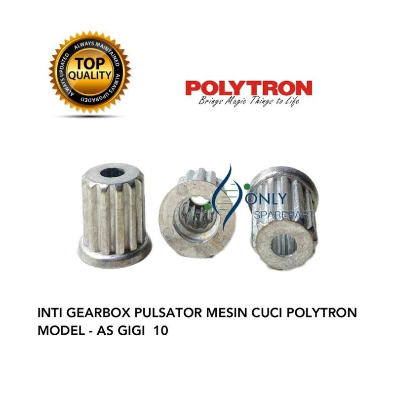 Inti Pulsator Gear Pulsator Mesin Cuci Polytron Gigi 10