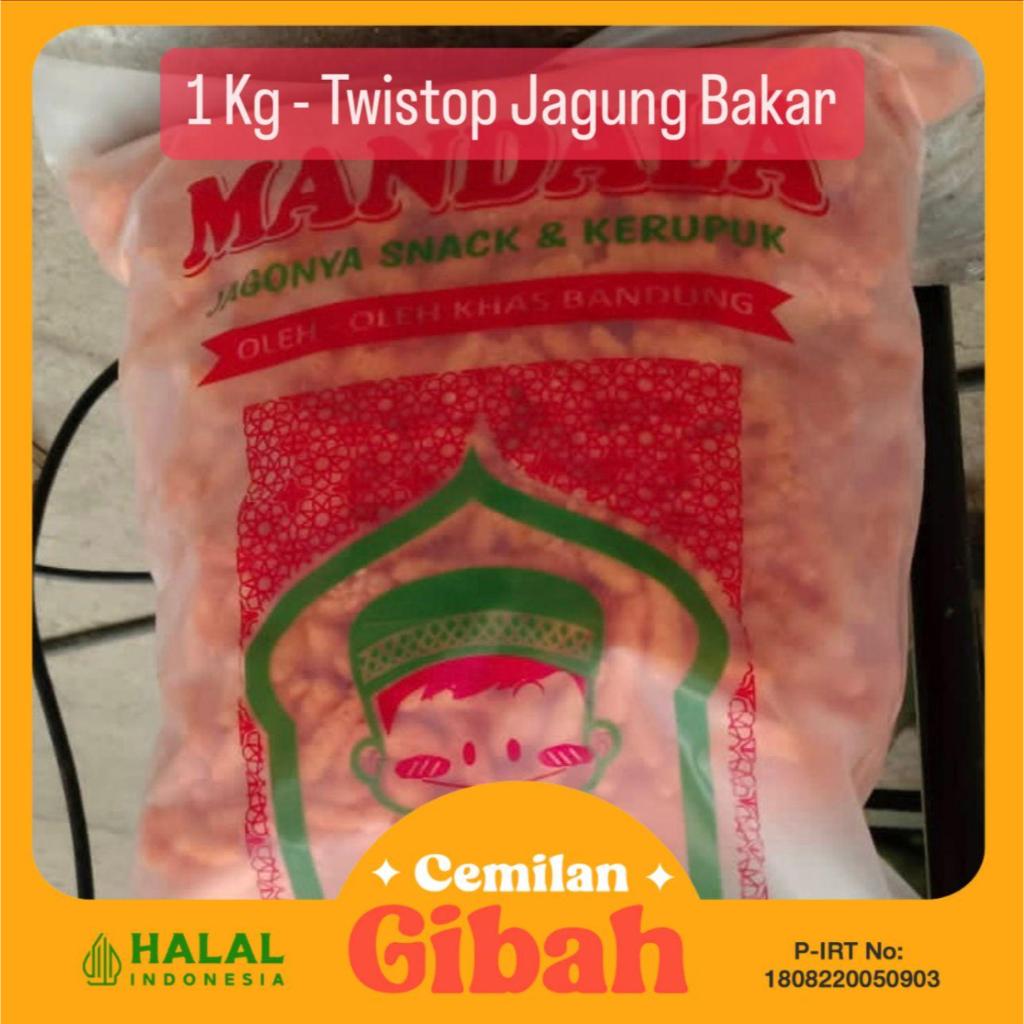 

1 Kg - Twistop Jagung Bakar Kiloan 1 Bal - Halal - Mandala - Cemilan Gibah