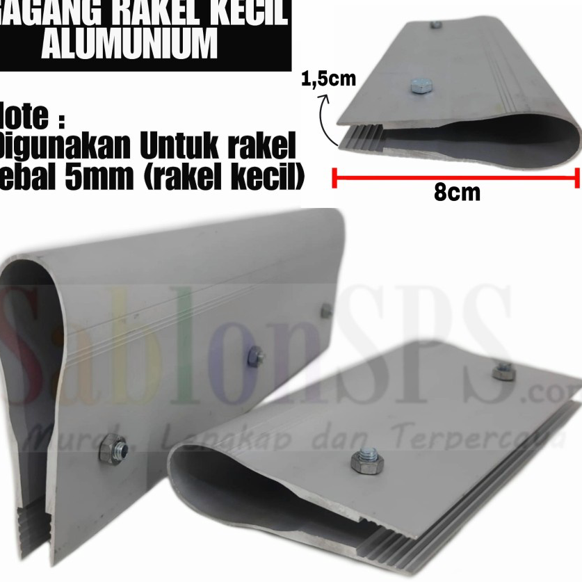 

Super Sale Gagang Rakel Kecil Alumunium Sablon 25cm Baut Luar