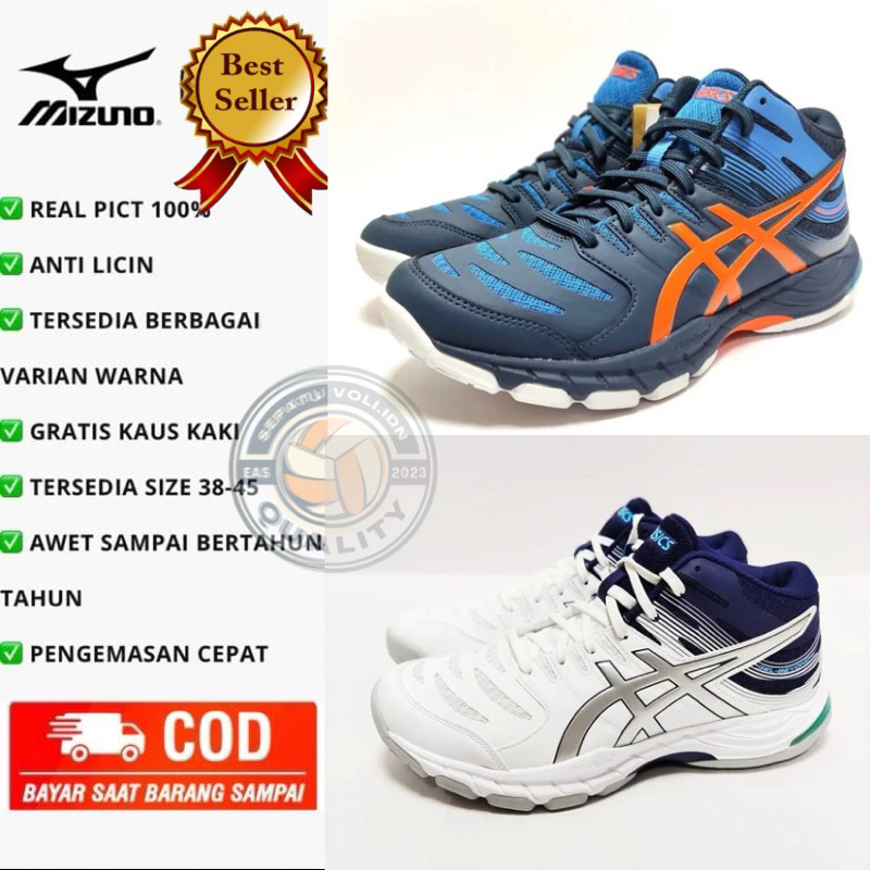SEPATU VOLLY GEL BEYOND SEPATU VOLI PRIA SEPATU BANDMINTON SEPATU TENIS SEPATU LARI PRIA SEPATU OLAH