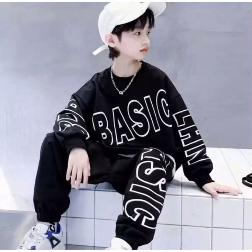 setelan sweater anak setelan sweater anak laki laki sweater basic anak laki laki pakaian anak 1-5tah