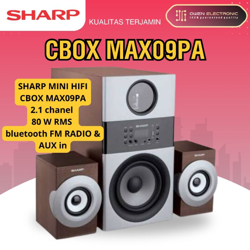 SHARP CBOX-MAX09PA / Cbox max09pa bluetooth karaoke