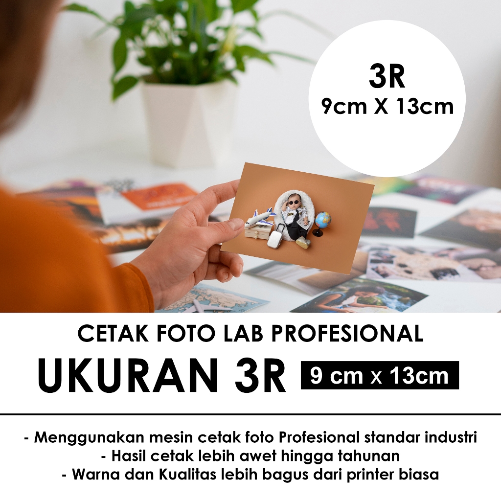 Cetak Foto 3R Pakai Mesin Foto Profesional Lab (Bukan Printer)