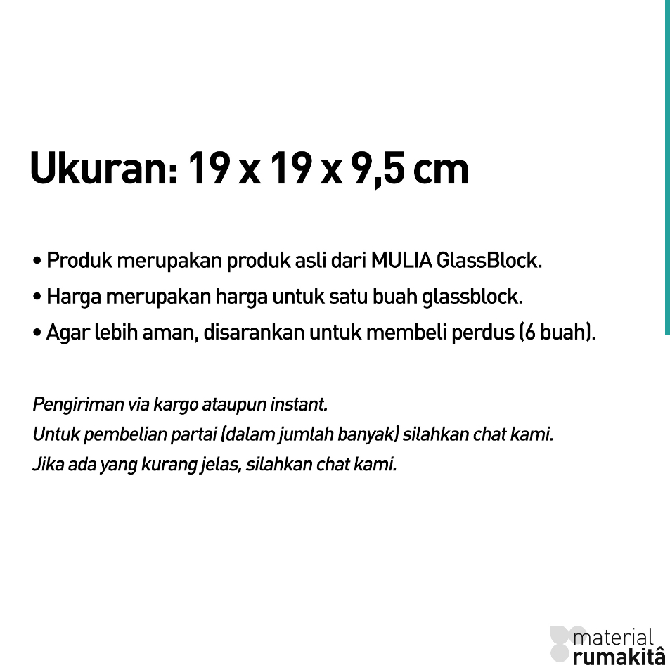 Update Surprise ⏏️ GLASS BLOCK MULIA MOTIF / GLASSBLOCK DINDING