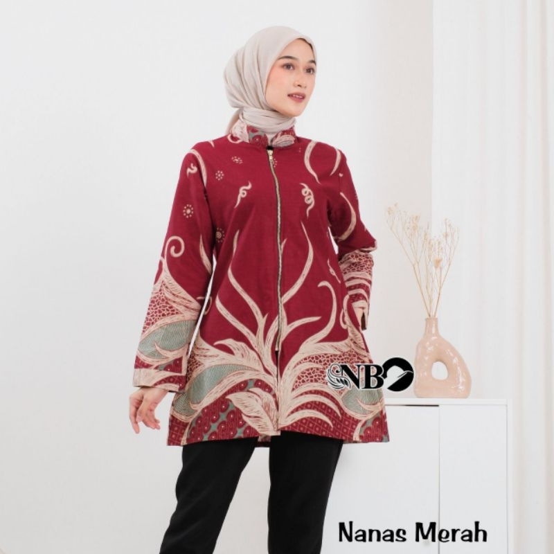 Baju Batik Wanita | Atasan Batik Wanita Kerja | Batik Kerja Size M L XL XXL