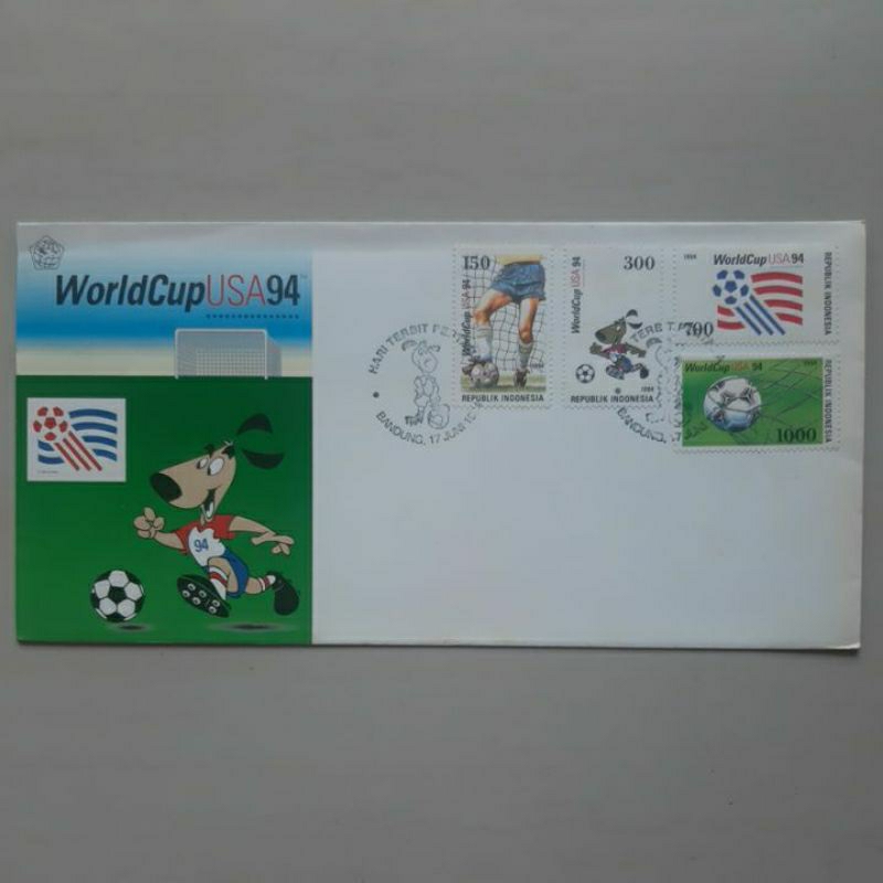 

Perangko SHP world cup 1994 sampul 4 prangko