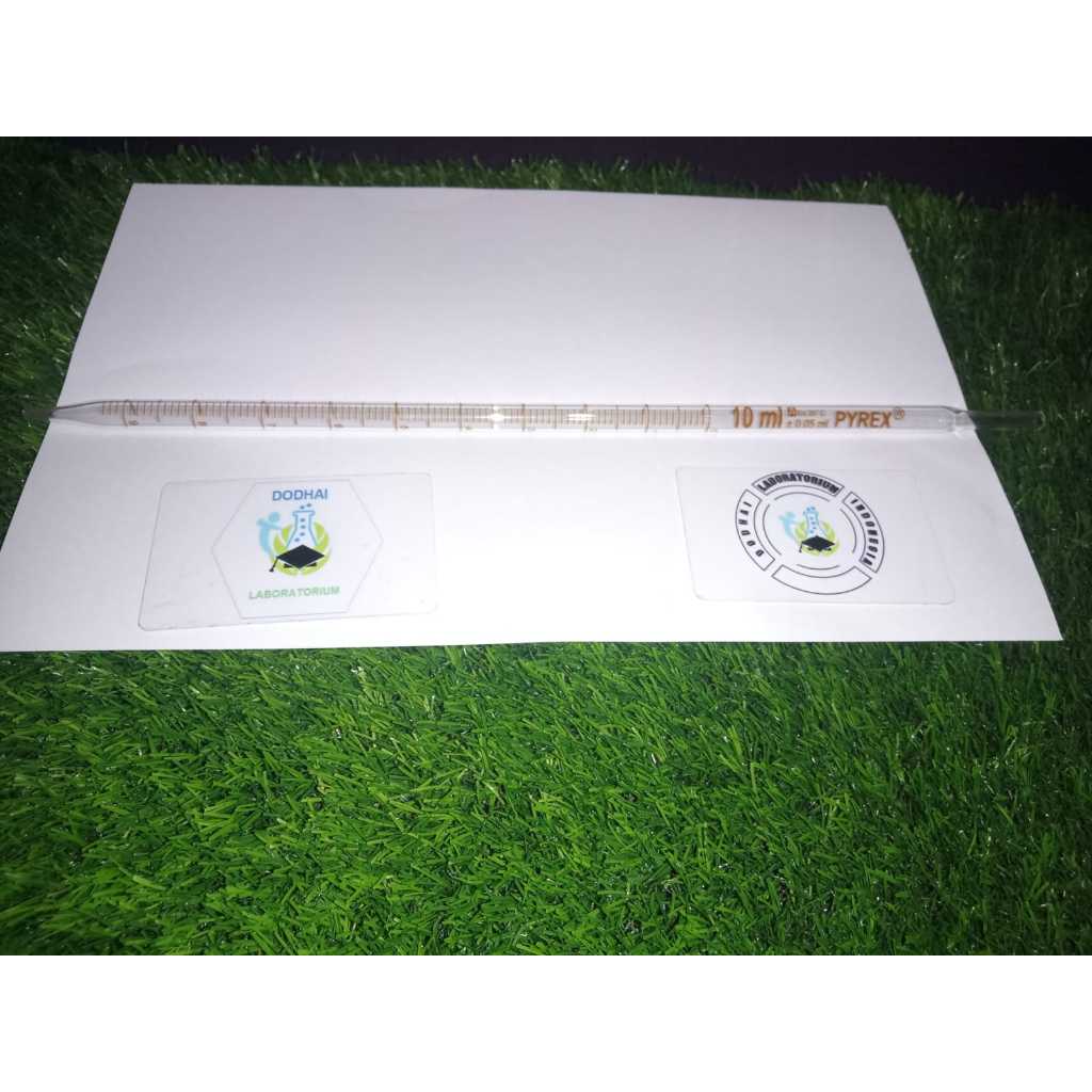 Pipet Ukur / malt / Measuring pipett PYREX 10 ml