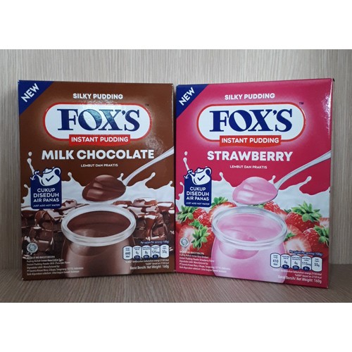 

Fox's Silky Pudding Instant Lembut Dan Praktis Halal 160gr