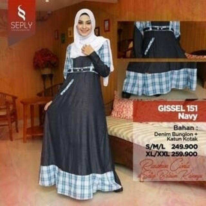Gissel 151 Gamis Seply dewasa Ethica Seply