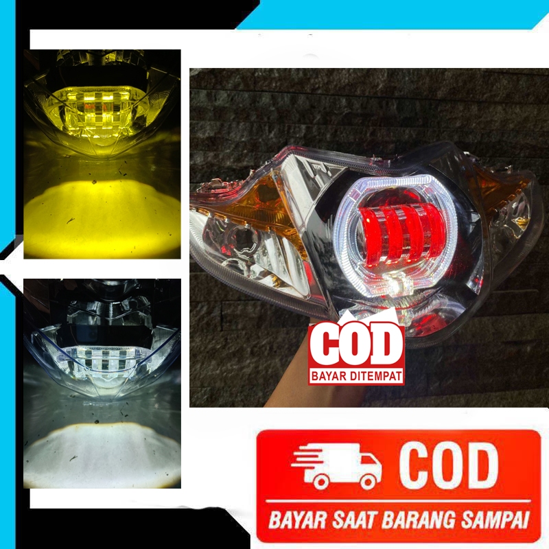 LAMPU DAYMAKER BILED REVO ABSOLUTE ABS 1 SET LENGKAP RETROFIT