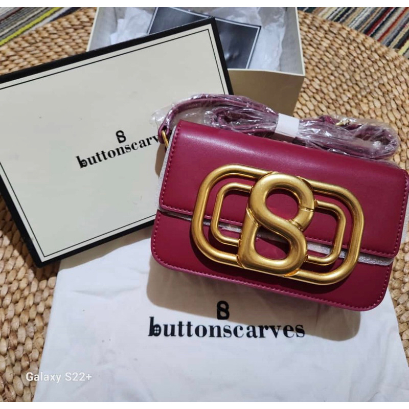 Briana Bag Buttonscarves Fuchia NEW