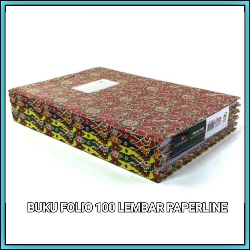 

1 Pcs Buku Folio Paperline 100 Lembar / Buku Akuntansi
