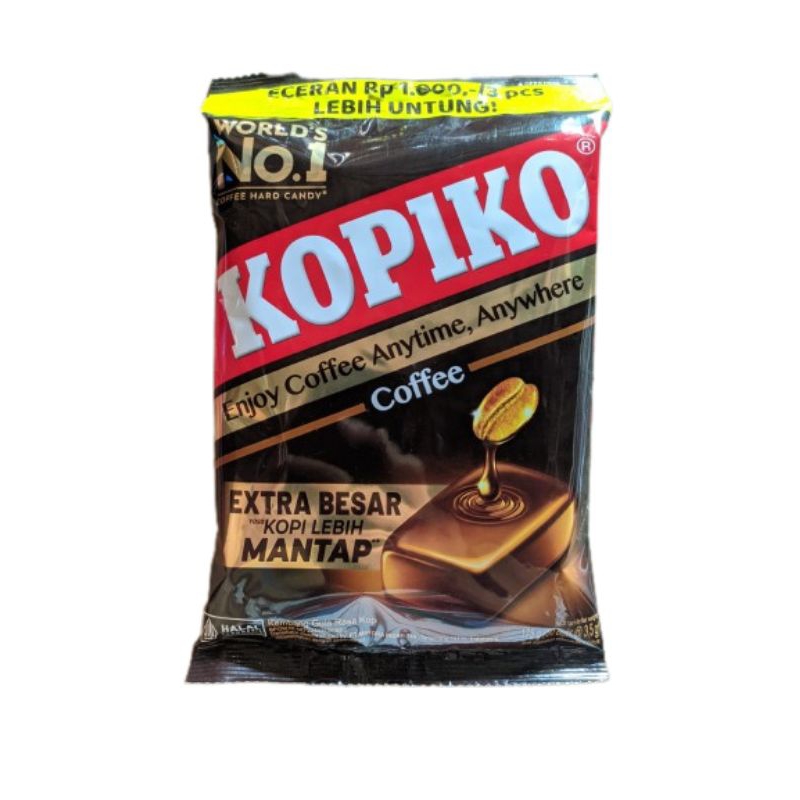

Kopiko Permen Kopi 175 Gram (Isi 50 butir)