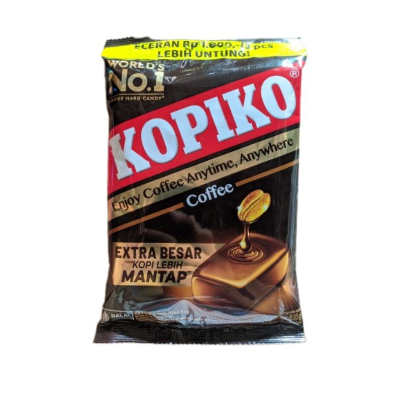 

Kopiko Permen Kopi 175 Gram (Isi 50 butir)