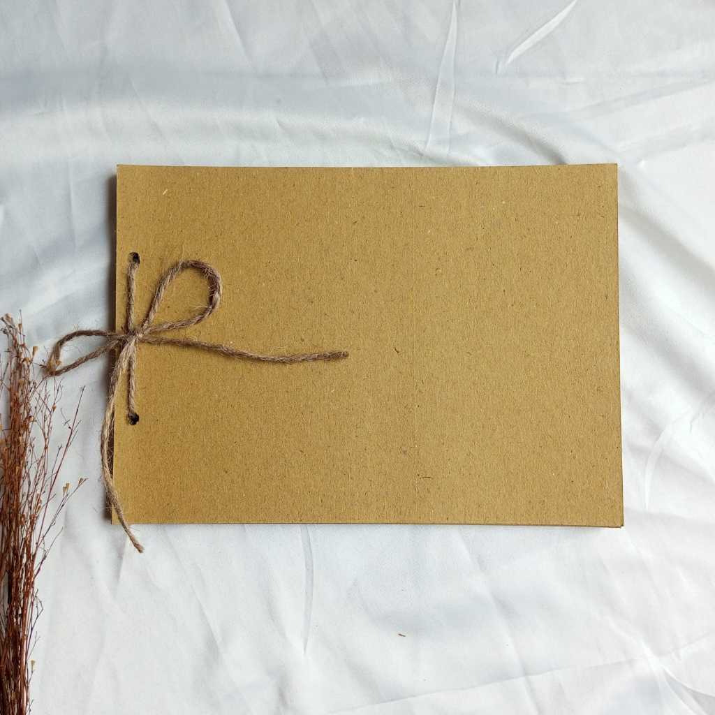 

[paww.craft] Album Scrapbook A5 / Scrapbook tali 20 lembar / Aesthetic Album Vintage / Buku Catatan / Kado Ulang tahun sidoarjo
