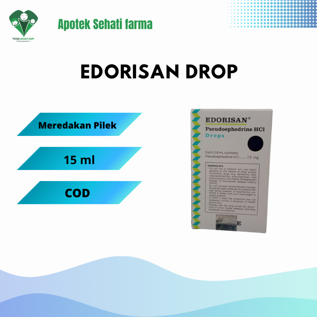 EDORISAN DROP 15ml UNTUK PILEK