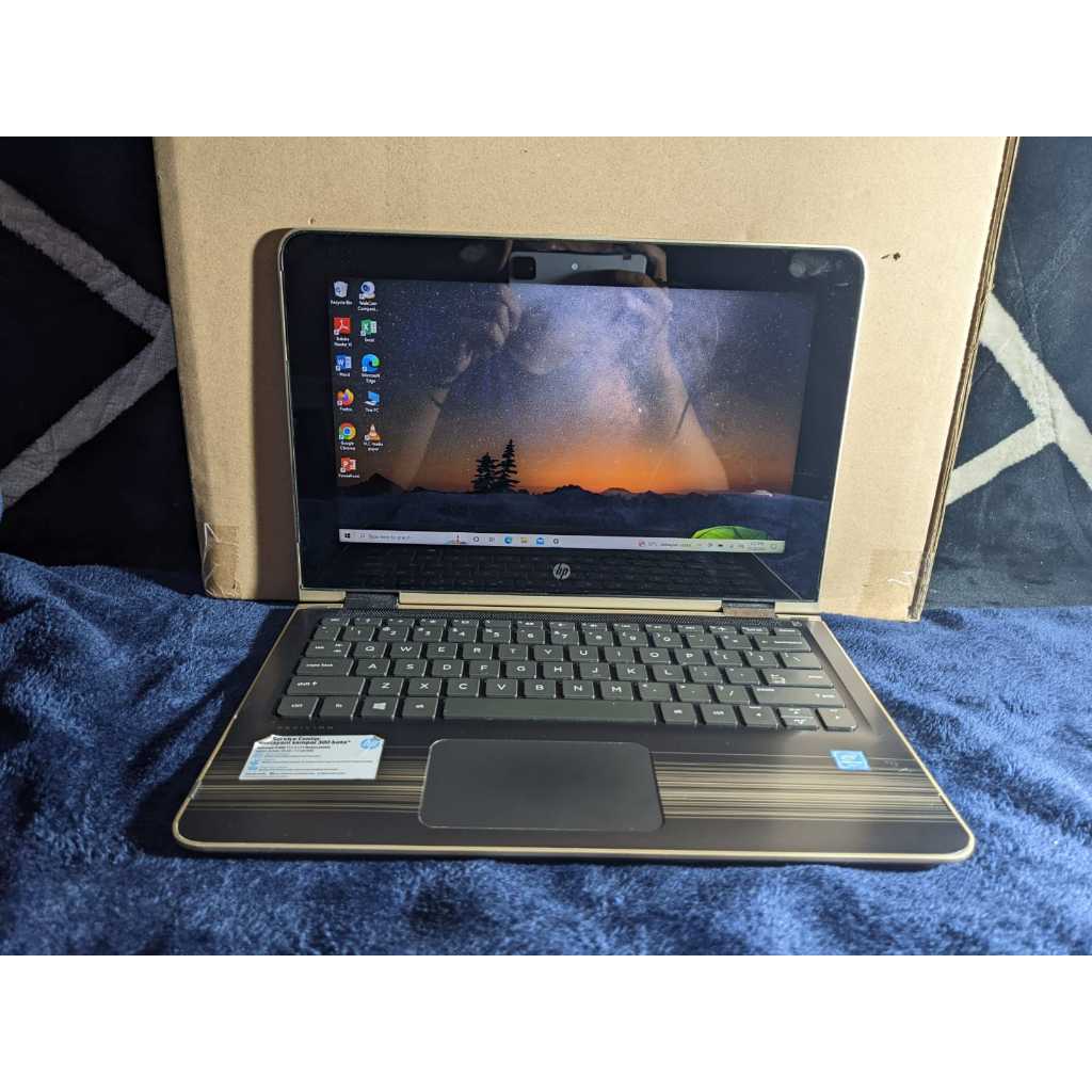 Laptop tablet touchscreen HP X360 11 inc N3710 Slim SSD Mulus