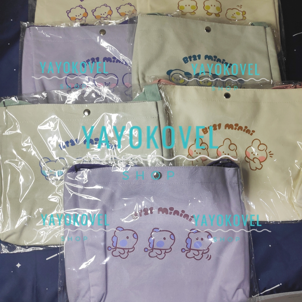 [READY] BT21 -  MINI MONOPOLY CANVAS CROSS BAG