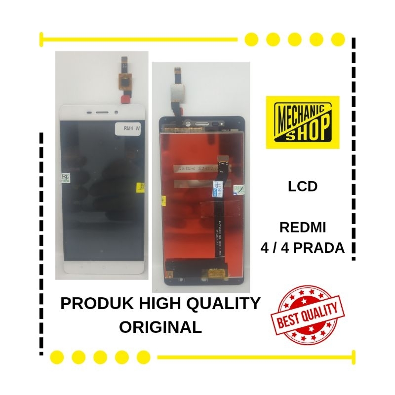 LCD XIAOMI REDMI 4 / REDMI 4 PRADA WHITE FULLSET
