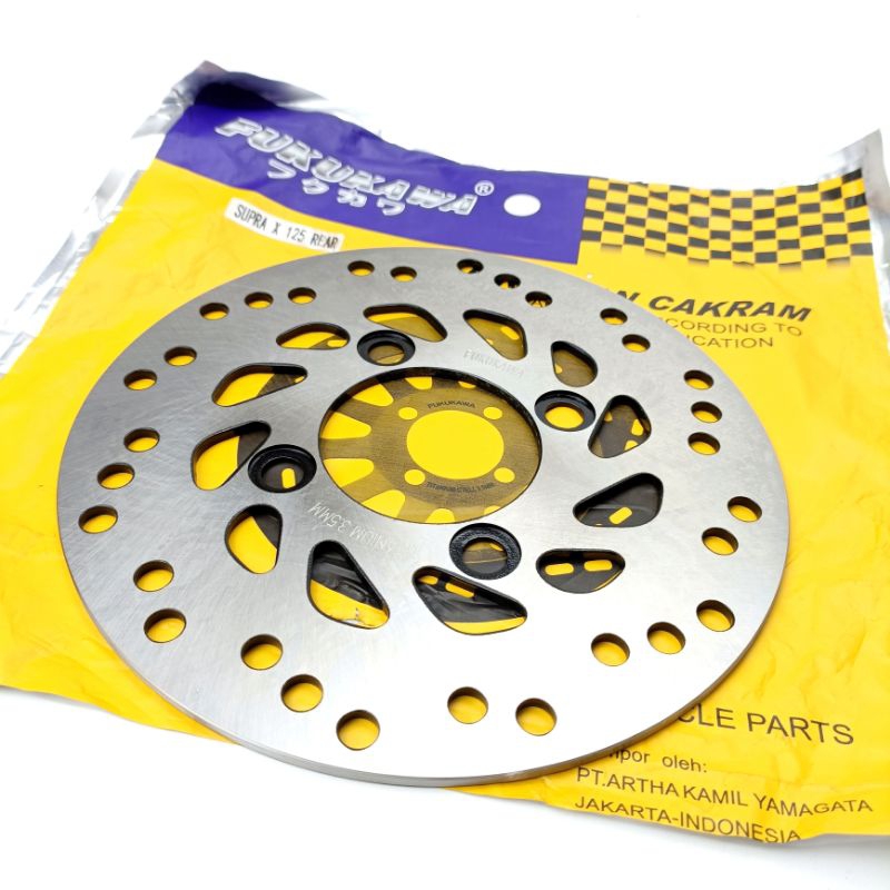 PIRINGAN CAKRAM BELAKANG SUPRA X 125 BLADE SUPRA X HELMIN  MERK FUKUKAWA