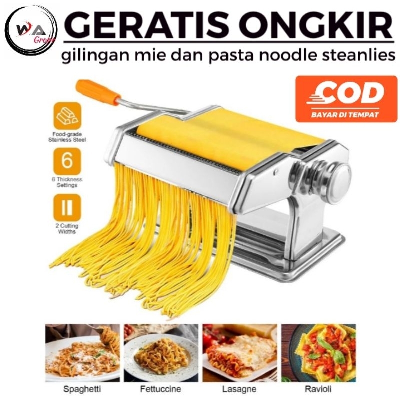 Gilingan Mie Pasta Maker/Pengiling Pangsit/Alat Untuk Bikin Mie