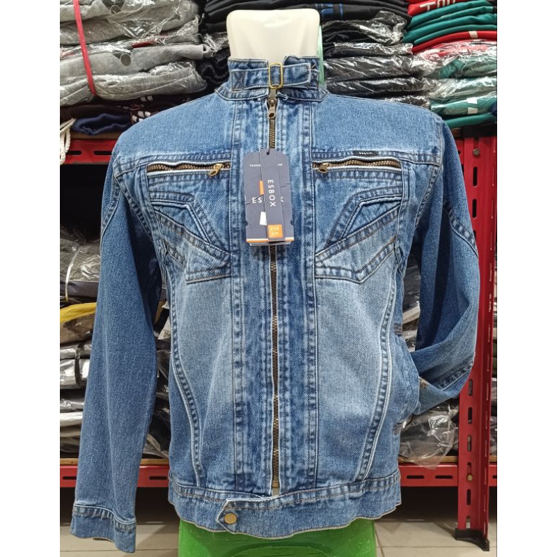 Jaket Jeans Pria Esbox
