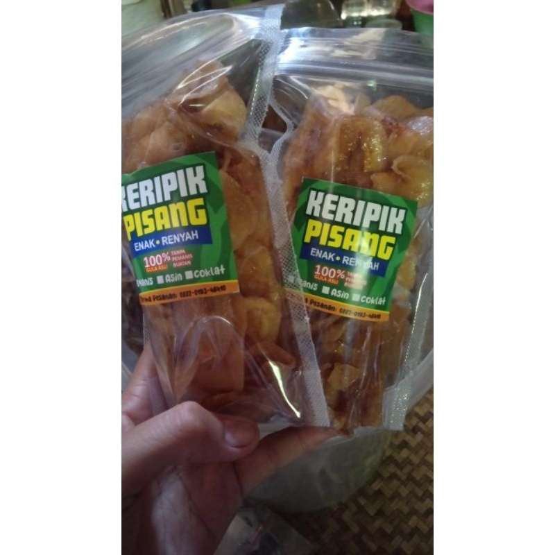 

keripik pisang kepok manis caramel 60gr