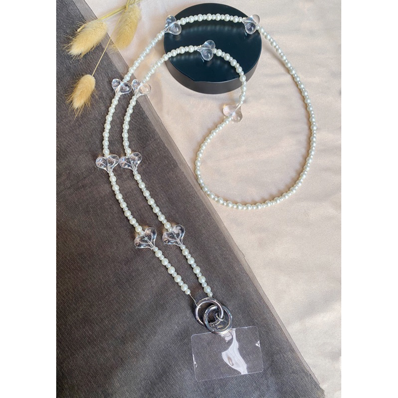 Tali Selempang HP-Lanyard-Gantungan Hp Mutiara-Sling Phone