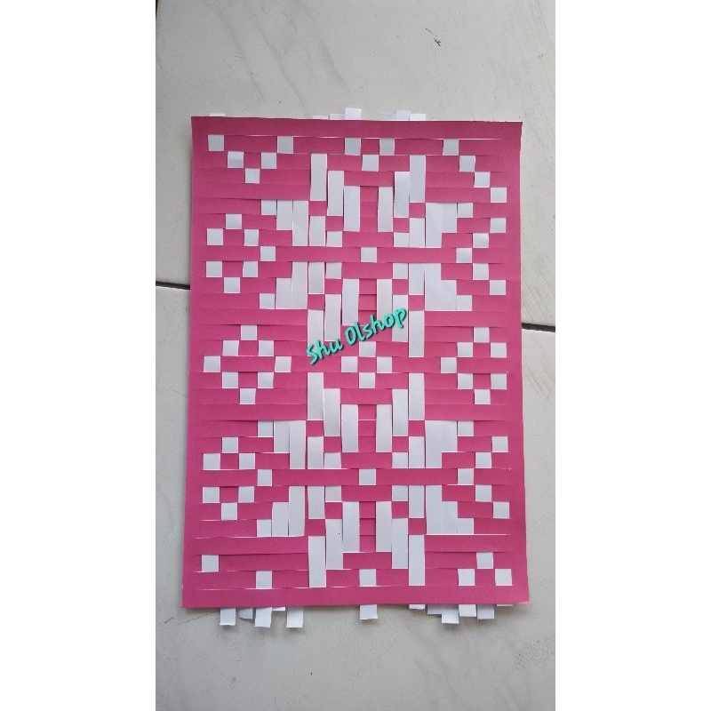 Prakarya anyaman kertas