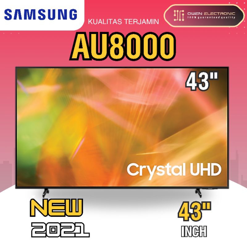 samsung led 4k smart 2021 43 inch 43AU8000/ UA43AU8000