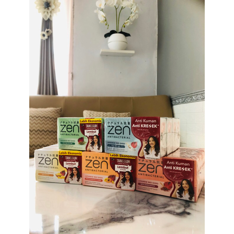 Zen sabun batang isi 3 70gr, zen batang pack, zen barsoap pack murah, Sabun Zen, Sabun batang zen