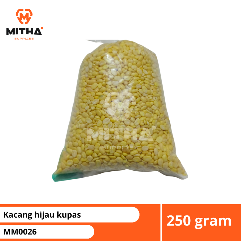 

Kacang hijau kupas 250gr MITHA MM0026